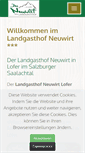 Mobile Screenshot of neuwirt-lofer.com